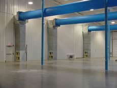 Airmax industrial ventilation system with filtration