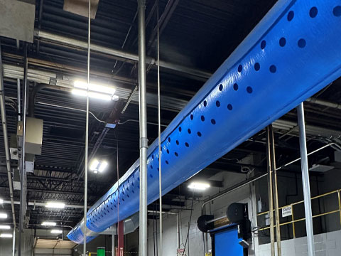 fabric ducting tube