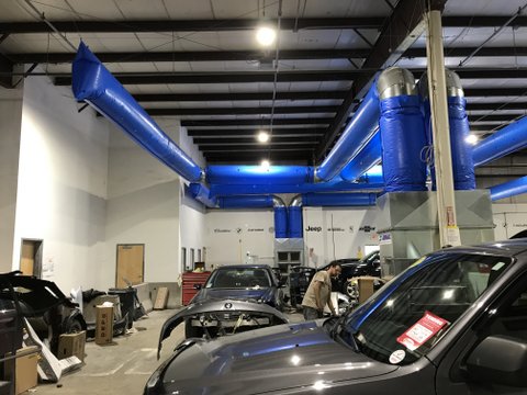 air filtration auto body shop